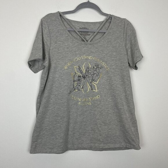 She-Ra Princess of Power Gray Cutout Tshirt Size Medium - Picture 1 of 5